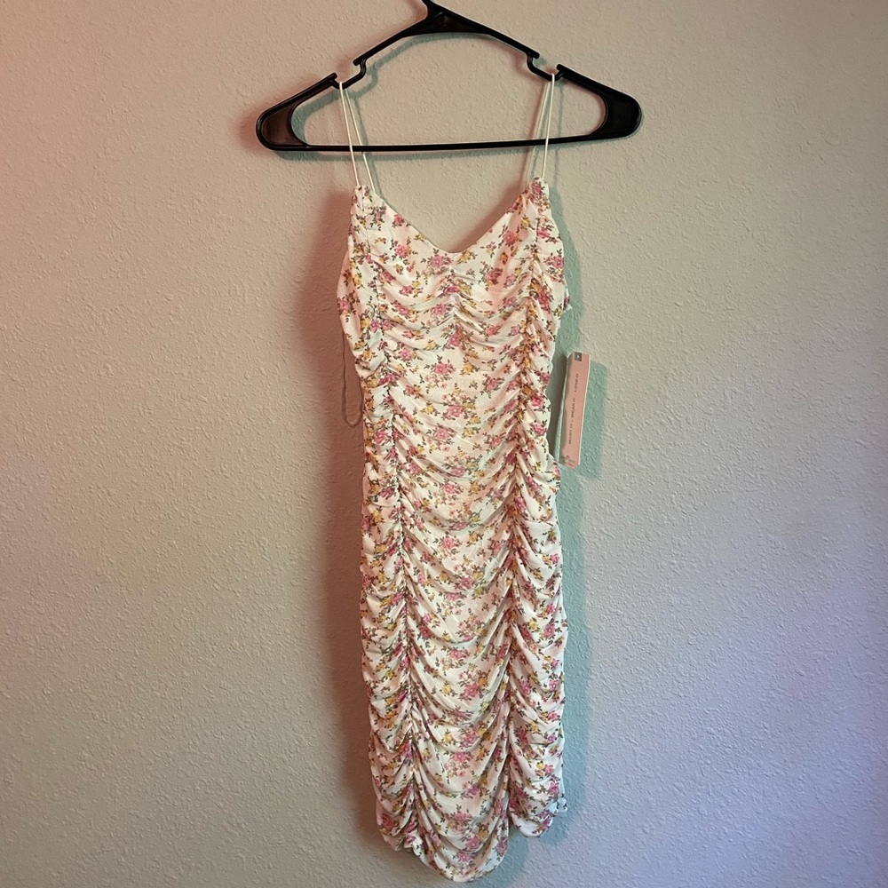 Floral Midi BodyCon Dress